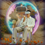 Mannequin ViAIrOne, portail qui mène au monde de la réalité virtuelle On voit le mannequin dans la réalité ainsi que dans la VR